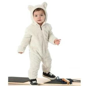 The North Face Infant Campshire Baby ONE-PIECE Pick Size Full Zipper White Dune - Picture 1 of 8