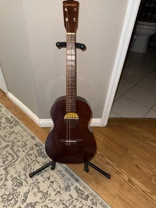 Vintage Giannini Baritone Uke Brazil Mahogany With Stand + New Case. ($75) Value - Picture 1 of 14
