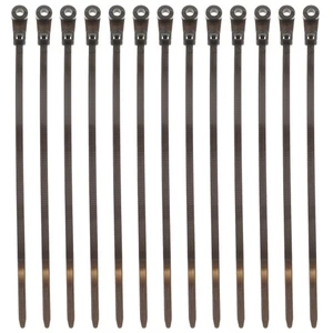 100 Pcs Multipurpose Garage Cable Zip Tie With Screw Hole Home Fixing Binding - Afbeelding 1 van 11