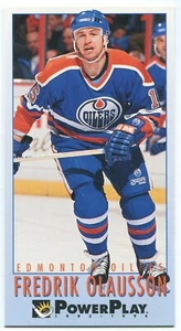 1993-94 Fleer PowerPlay #342 Fredrik Olausson Edmonton Oilers - Picture 1 of 2