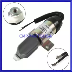 12V DC Engine Diesel Shutoff Push Pull Stop Solenoid ED340000 - Foto 1 di 7