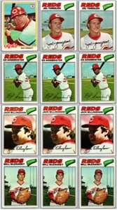 1970s Cincinnati Reds MLB Baseball (12) Card Lot - Picture 1 of 13