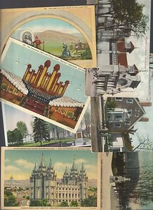 LOTE de 14 tarjetas UTAH de colección ~ 1 Ogden/13 SLC una es una parte posterior indivisa UDB - Imagen 1 de 8