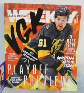 Mark Stone Las Vegas Golden Knights  Weekly Magazine Apr. 11-17 2019 BRAND NEW - Picture 1 of 9