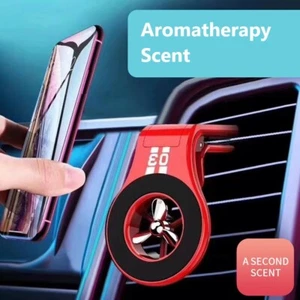 2 in 1 Magnetic Car phone Holder Car Air Freshener Air Vent Mount Car Holder - Picture 1 of 15