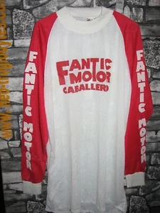 Vintage Fantic Caballero 70 motocross racing team jersey shirt trikot maillot - Picture 1 of 2