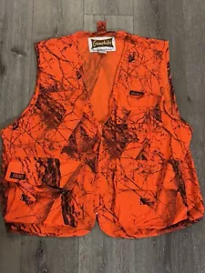 GameHide XL Blaze Orange Naked North Camo Hunting Vest Padded Zip Up Pouch - Picture 1 of 8