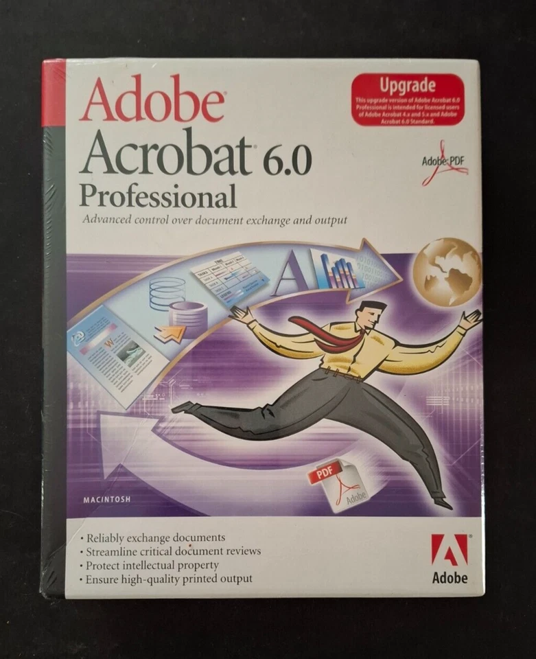 Adobe Acrobat 6.0 Professional Upgrade Version for MAC , New and Sealed. - Image 1 of 3