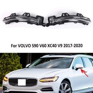 2 PIEZAS Espejo Indicador Señal de Giro Lámpara Para Volvo S90 V60 XC40 V90 2017-2020 Par - Imagen 1 de 8