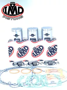 Kit triplo pistone, cuscinetti pistone e guarnizioni Kawasaki S2 350 +1,00mm - Foto 1 di 1
