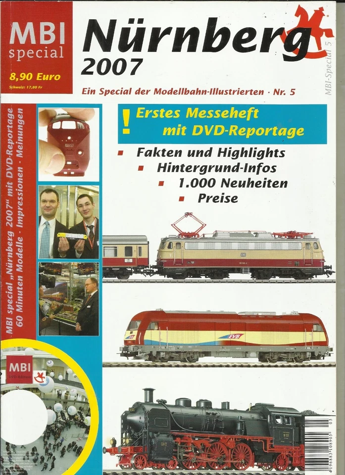 Zeitung Modellbahn Illustrierte Spezial Nr.5 2007 Messe Nürnberg Eisenbahn - Bild 1 von 1
