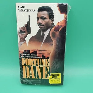 Fortune Dane (VHS 1991) Carl Weathers BRAND NEW - SEALED Vintage VHS Movie Tape - Picture 1 of 3