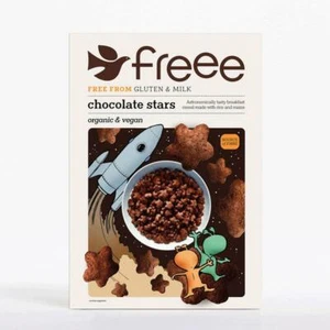 💚 Doves Farm Freee Organic Chocolate Star Cereal 300g - Picture 1 of 1