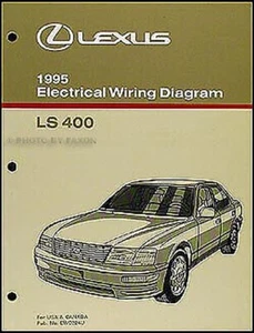 1995 Lexus Ls 400 Diagrama Manual Eléctrico Esquemáticos Originales LS400 OEM - Imagen 1 de 2