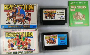 Derby Stallion Keiba 2 Boxed Games Bundle － Nintendo Famicom FC － Japan Import - Picture 1 of 7