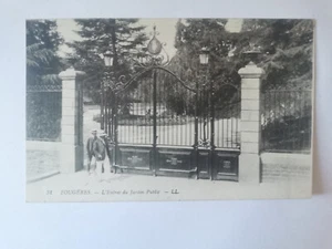 CPA 35 FOUGERES - L'Entrée du Jardin Public - Imagen 1 de 2