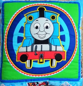 Quillow (combo almohada/colcha) Thomas Train MM Amish-hecho en EE. UU. - Imagen 1 de 2