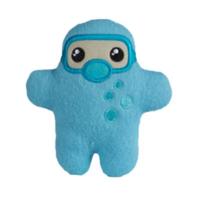 Shawnimals - Pocket Ninja (Aqua) 4" Perfectly Pocket Sized Plush Ideal Gift - Image 1 of 2