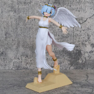 hot ！Anime toy doll The white goddess Angel Rem PVC Figure New No Box 21cm