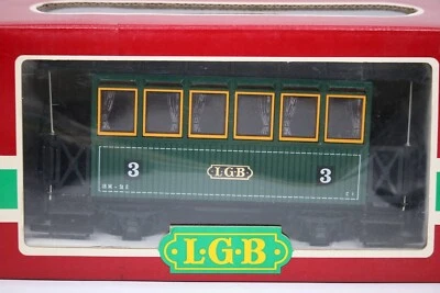 LGB 3040 “GRÜN” PASSENGER CAR W/BOX NIB G Scale  - Image 1 of 4