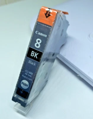Canon CLI-8C Black Printer Ink Cartridge OFFICIAL + SEALED - Image 1 of 4