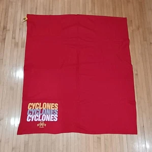 NWT Port Authority College House Iowa State Cyclones Red Fleece Lap Blanket - Picture 1 of 7