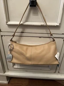Vintage Nine West Butter Color Pebble Leather w/Lipstick and Cell Cases, NWT - Picture 1 of 8