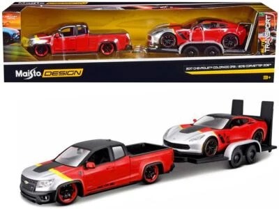 Chevrolet Colorado пикап и Corvette Z06 масштаба 1:24 — элитный транспорт Maisto Design - Изображение 1 из 2