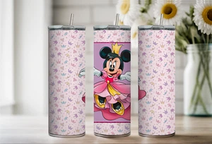 Girl Mouse, 20oz Tumbler, Hot/Cold, Straw, Stainless, Leak Proof, (#240) - Picture 1 of 2