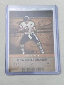 Drew Brees 2003 Flear Authentix Club Box/100 - Imagen 1 de 3