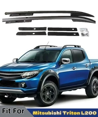 2 PIEZAS rieles portaequipajes para Mitsubishi Triton L200 2014-2022 Foto 1 de 4