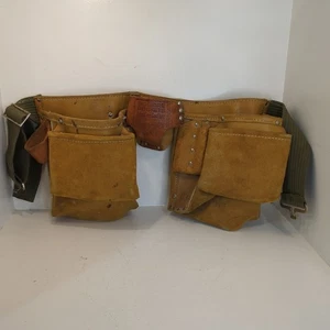 Vintage Square Pocket Tool Belt Action Leathercraft LA-427 USA - Picture 1 of 20