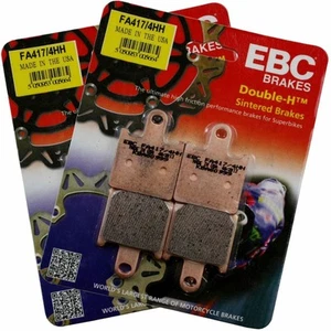 EBC FA417/4HH Sintered Full Front Brake Pad Set for Kawasaki ZZR 1400 06-20 - Picture 1 of 5