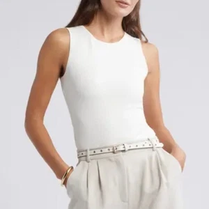 Camiseta sin mangas Open Edit Smooth Edit cuello redondo talla XL NUEVA SIN ETIQUETAS - Imagen 1 de 8