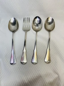 Oneida Community Patrick Henry 4 Servierteile Satin Edelstahl Besteck - Bild 1 von 6