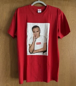 Camiseta Supreme Morrissey Photo para hombre SS16 talla grande roja - Imagen 1 de 5