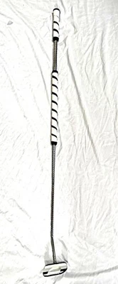 LEFTY! EGK STRIPES CENTER SHAFT LONG PUTTER,BROOM STICK TYPE, 44"-47", COVER - Image 1 of 4