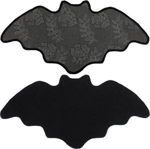 Bat Bath Mat Bathroom Rug for Spooky Decor,Gothic Witchy Mat for Bathroom,Horror - Picture 1 of 12