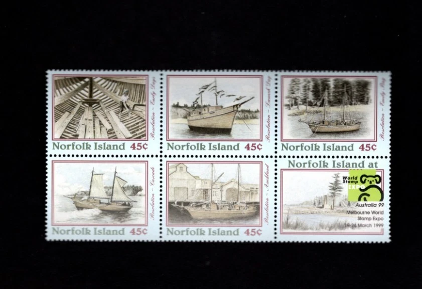Norfolk Island sc#677a (1999) panel MNH Foto 1 de 1