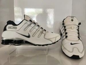 Nike Shox NZ - Mens US 13 - Leather - Black & White - 2013 MODEL - 378341-190 - Picture 1 of 12