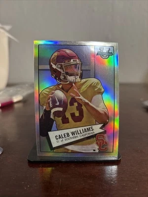 2022 Bowman University Chrome - 1952 Bowman Caleb Williams #52BF-4 (RC) - Image 1 of 2