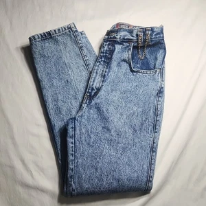 Jordache Vintage Gold High-Rise Acid Wash Jeans Sz 11/12 Retro - Bild 1 von 11