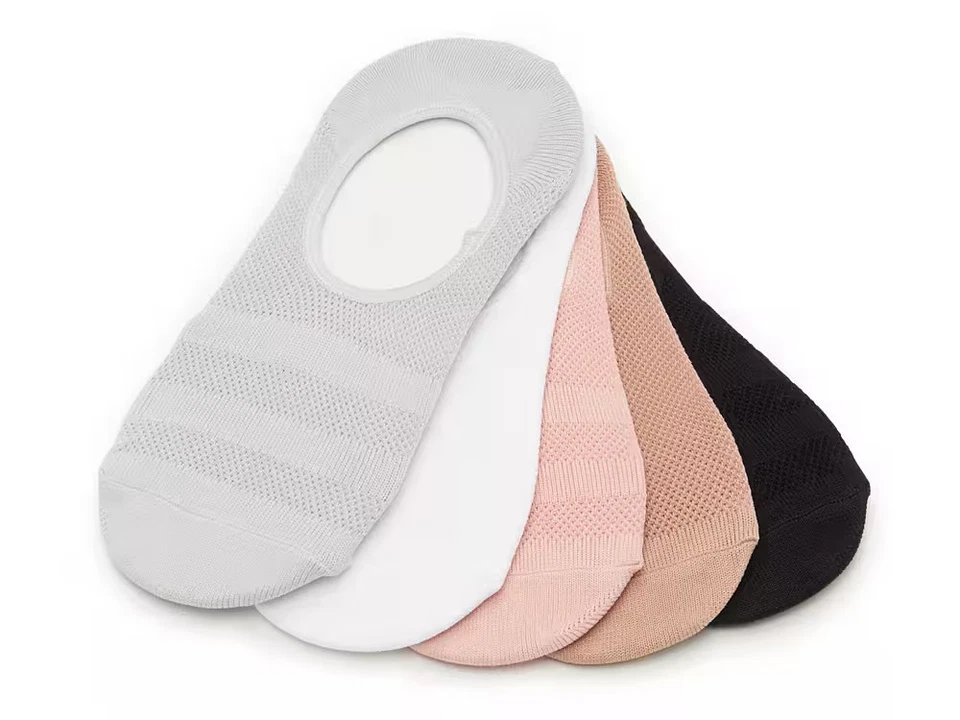 Forros de malla de microfibra No Show - Paquete de 5 | 2x Foto 1 de 1