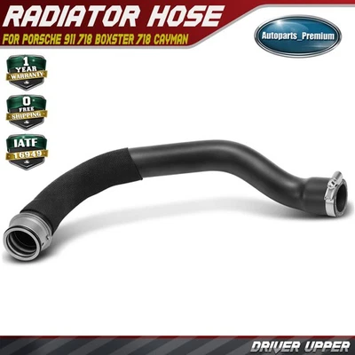 Manguera de refrigerante del radiador superior izquierdo del conductor para Porsche 911 718 Boxster 718 Cayman Foto 1 de 4