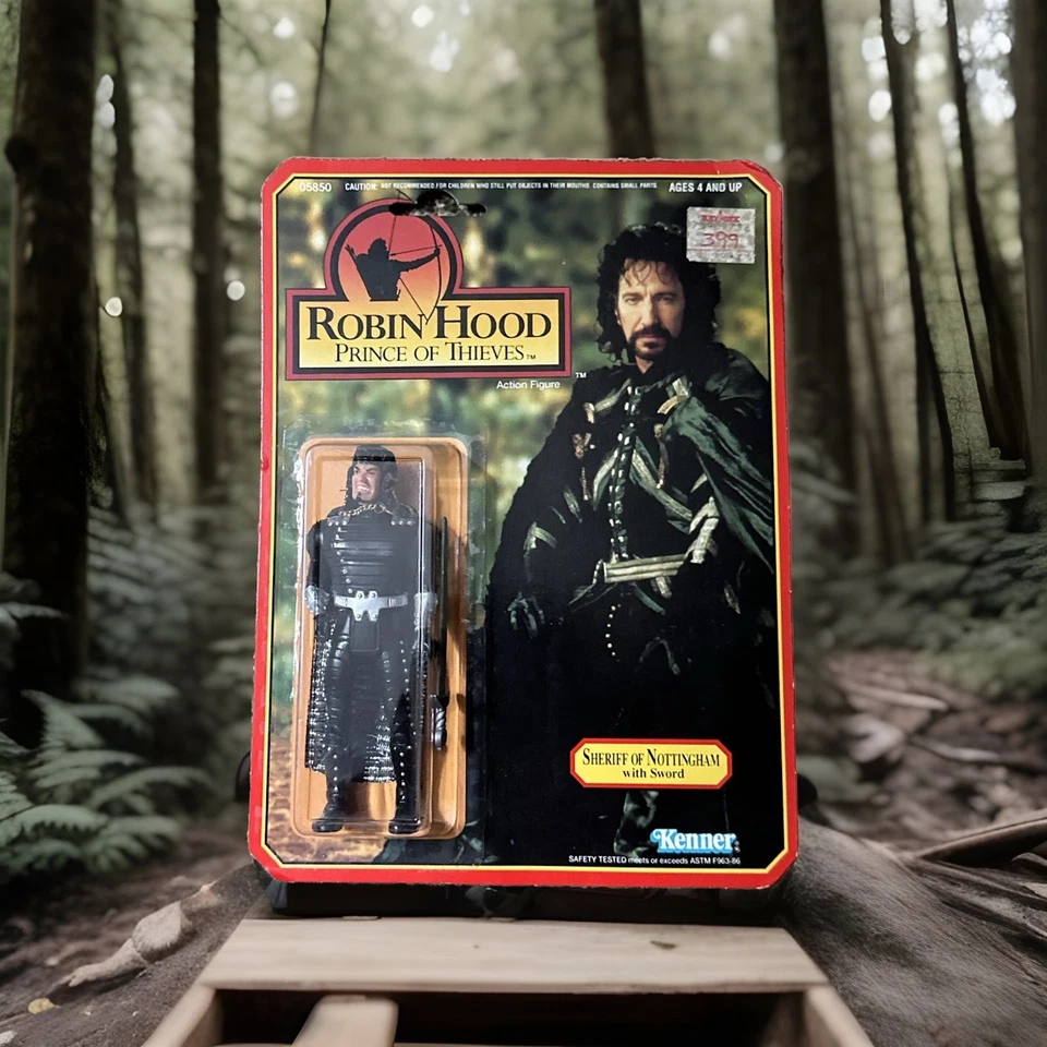 Figura de colección 1991 Robin Hood Príncipe de los Ladrones Sheriff de Nottingham 5 pulgadas nuevo en paquete Foto 1 de 4