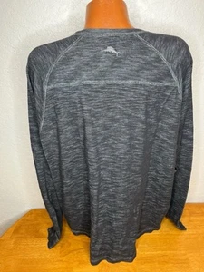 Men's Tommy Bahama Relax L/S Classic Shirt Extra Large XL - Gray - Cotton - Picture 1 of 5
