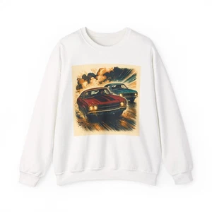 Vintage Autorennen Sweatshirt, Retro Auto Sweatshirt, Unisex Crewneck, Auto [...] - Bild 1 von 5