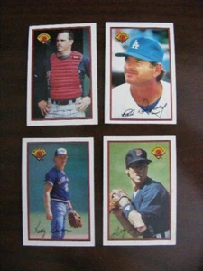 Lote 12 tarjetas de béisbol Bowman Major League 1991 sin clasificar buen estado - Imagen 1 de 6