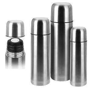 Thermos Flasche Edelstahl Isolierkanne Thermosflasche Thermoskanne Isoflasche - Bild 1 von 7