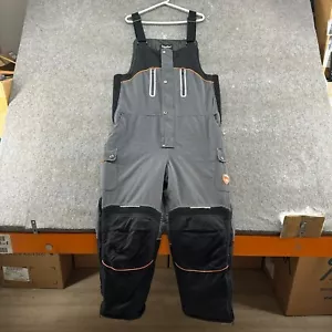Refrigiwear PolarForce Overalls Bib Mens XL/2XL? Black Gray Comfort Rating 40F - Picture 1 of 8